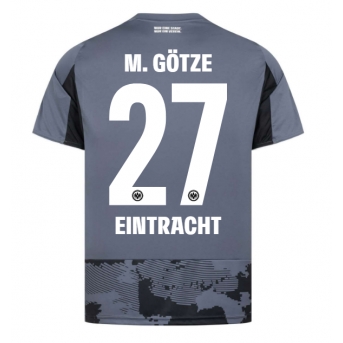 Billige Fotballdrakt Eintracht Frankfurt Mario Gotze #27 Replika Tredjedrakt 2025-26 Kortermet